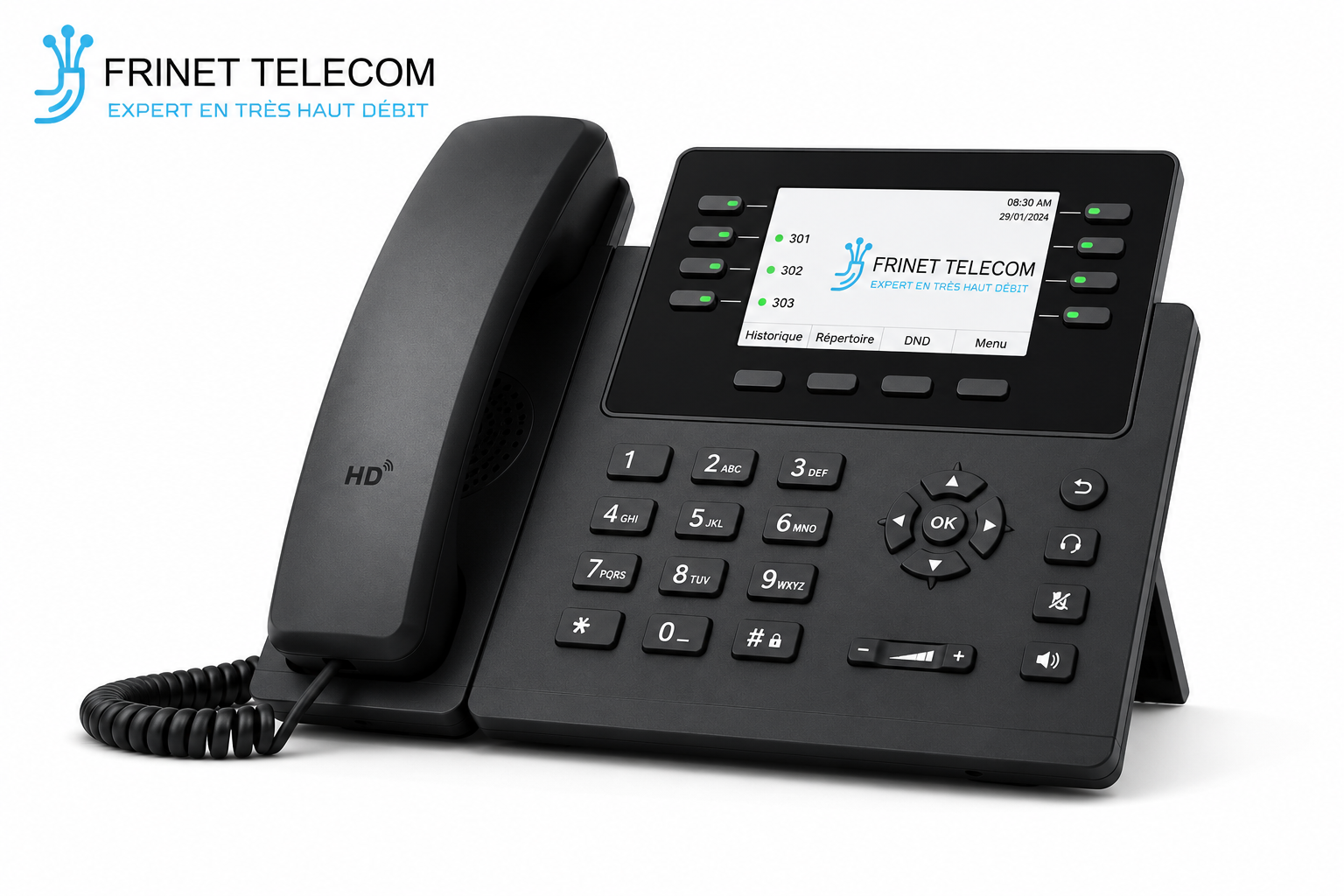 Téléphone IP VoIP professionnel FRINET TELECOM dans Allier